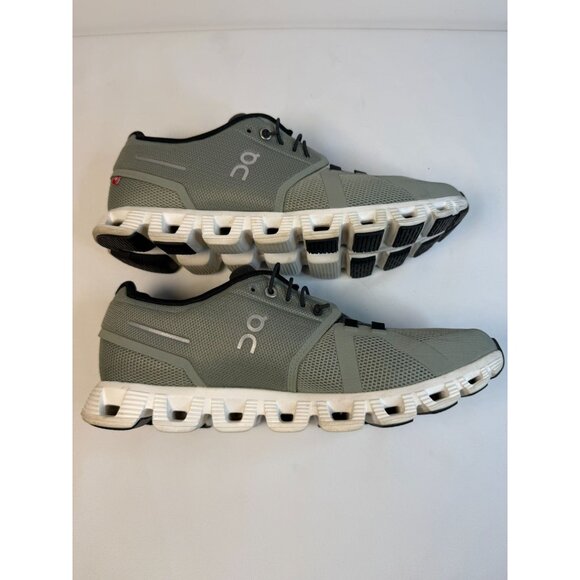 ON Cloud Sky Running Sneakers Women Size 10.5 Green/Grey Athletic Slip On Shoes - Picture 7 of 13
